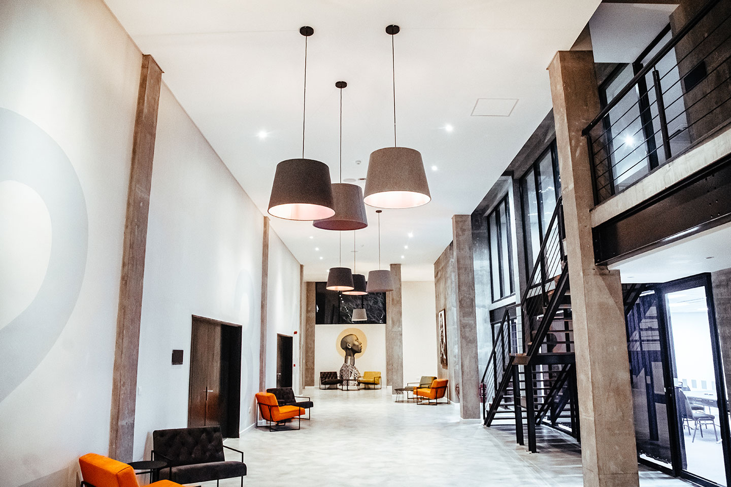 Lobby at The Urban Hotel Lusaka